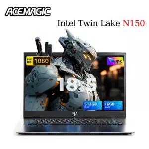 ACEMAGIC 18.5LAPTOP 랩탑 노트북 컴퓨터 Windows 11 PRO 8000 Mah 배터리 N150 Quad-Core Pr 가벼운 가성