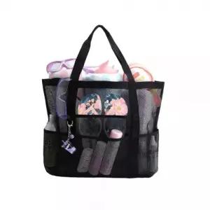 대용량 빅사이즈 메쉬 비치백 숄더백 물놀이가방