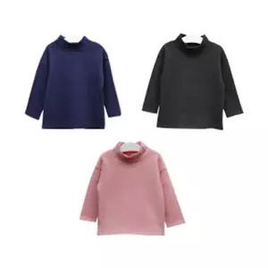 유아동 아기 목티셔츠 봄이너 데일리룩 무지 폴라티 여아긴팔옷 등하원룩코디 외출복 키즈