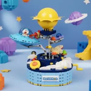 킵플레이 도라에몽 우주탐사 블록 장난감 피규어 캐릭터 조립 만들기 우주선 로켓 DIY