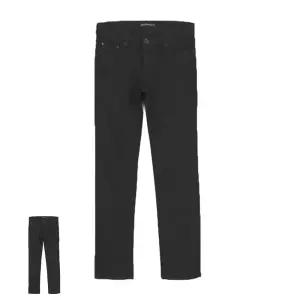 남자청바지패션 남자 기본 블랙진 슬림핏 검은색 청바지 블랙 스판