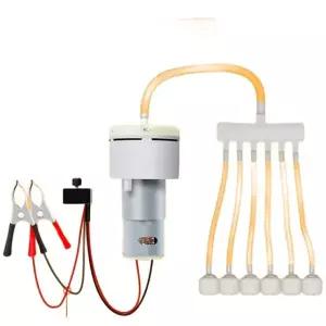 최강 차량용 에어펌프 산소 공급기 수족관 수조 12V 대형 클램프 1m 속도 조절