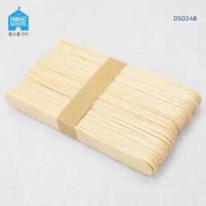 몽스쿨 나무스틱 우드 막대 하드바 아이스크림 막대기 미술 만들기 재료 부자재 공예 (2개)