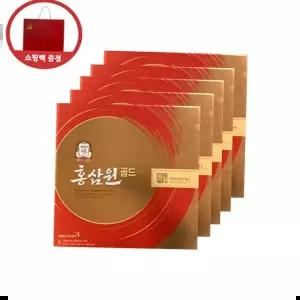 홍삼선물 정관장 홍삼원골드 30포 쇼핑백포함 50ml 5세트