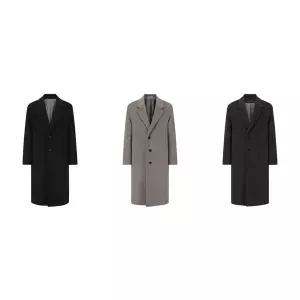 [앤드지](타임스퀘어점패션관)캐시미어 모 혼방 세미오버핏 싱글 코트 3종 1택 BHF4CG1201