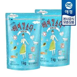 [애경] 엄마의선택 베이킹소다 리필 1kg x2개[35666258]