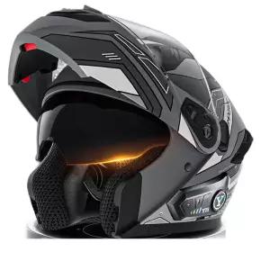 오토바이 풀페이스 시스템 헬멧 플립업 겨울 방한 배달