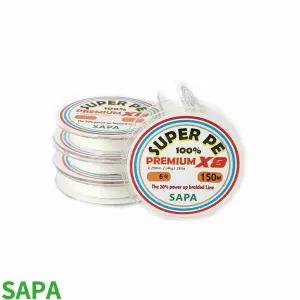 싸파 슈퍼프리미엄X8 P.E합사줄 화이트 150m 6호