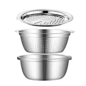 믹싱볼 채칼 스텐 채반 세트 샐러드 요리 주방 (WFJ5X5P)