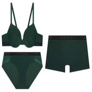 게스언더웨어 블랙밴딩 골드로고 캐주얼 남여커플세트DGR(GDWBR911DR911)