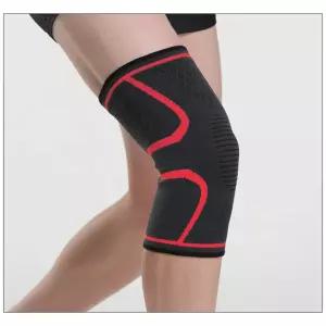 세이븐 쿠션보호대 탄력 1p 밴드 M 쿠션아대 아대 무릎 스포츠밴드 레드