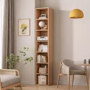 벤치책장 책꽂이 낮은 정리함 서재 가로 와이드 원목