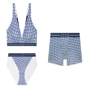 게스언더웨어 체인 G로고 포인트 커플속옷세트(브라렛햄팬티드로즈) ODWBRBPDR795NY