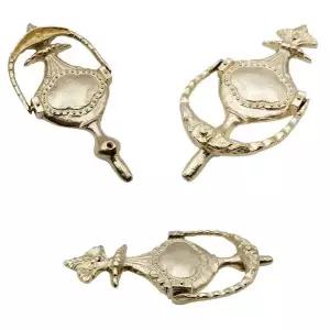 철물전 고급형 황동 주물 유럽풍 노크 손잡이 골드 도어노커 신주