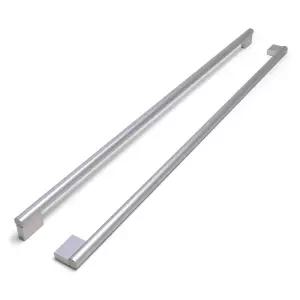 인테리어 세상 반달봉 2구 가구손잡이 실버 P770 2개