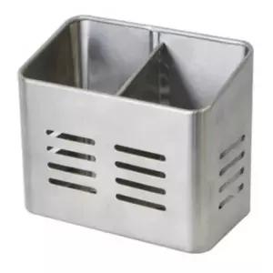 다용도 스텐레스 수저통 사각형 주방 용기 국자 수저 정리함 (WFJ6VG9)