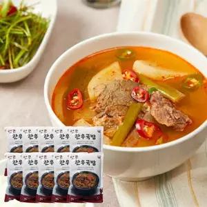 농우 바르담 얼큰한우국밥 600g 10개 세트