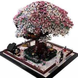 디아크몰 체리 블라썸 트리하우스 빌딩 블록 부케 3D 3차원
