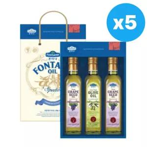 폰타나 명절 선물 세트 올리브유 스페셜오일 3호 x5개 BNS