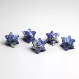 [힐링젬]라피스라줄리 청금석 히란야 메르카바 스타 오브제 풍수 인테리어 행운의 보석 원석 힐링스톤 HM-2