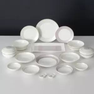 한국도자기 예단 반상기 혼수 그릇 세트 앙상블 19P BNS