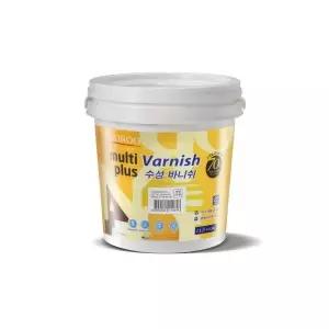 노루페인트 멀티플러스 바니쉬 페인트 목재 나무 방문 코팅 1L + 앵글붓 1.5인치 증정