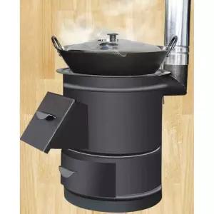 드럼통난로 시골 무쇠 화목 마당 가마솥 화덕 소각로 주물