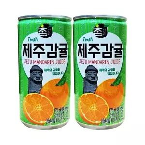 참맑은 제주감귤 캔 175ml 90개 간식 학교 어린이날 방과후 만들기 화이트데이