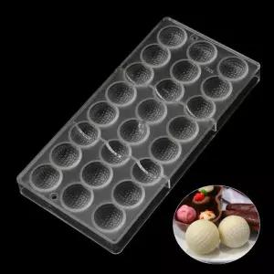 골프공 몰드 원형 미니 쉘 초콜릿 플라스틱 젤리 푸딩 그라인딩