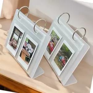 포토카드 정리 바인더 스탠드 앨범 3인치 오픈형 탁상 사진 용품 (WFK6CA0)