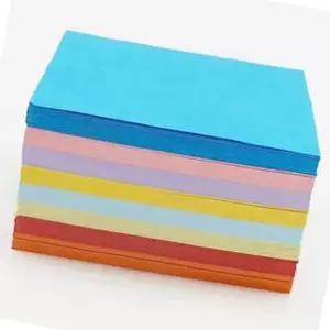 컬러 무지 색종이 아트재료 기념일 행사 미술용지 다양한 색상 (WFK6CB7)