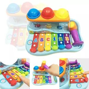 실로폰 핑퐁망치 악기놀이 멜로디 유아 리듬연주 소근육 청각발달 교육용