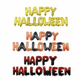 할로윈 기념 호일 풍선 장식 아이템 해피할로윈 파티 다채로운 축제 (WFJ6XZ3)