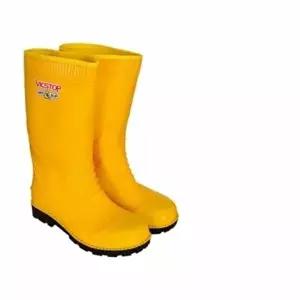 미끄럼방지신발 노란 안전장화 255mm 작업용신발 남자장화