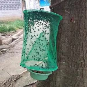 초파리벌레망 해충 말벌 효율설계 걸쇠구조 파리포충기 여름에 (WFJ6YJT)