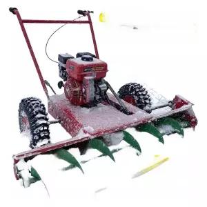 소형 눈치우는기계 엔진 제설기 핸드라인 제설장비 장비 다기능 제설차 작은 가솔린