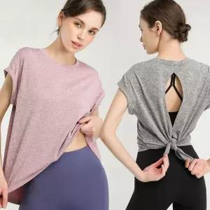 테스 피트니스 상의 쿨링 운동복 펀칭 여성 요 (WFL0HJ9)