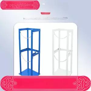 스탠드형 가스통 거치대 랙 용기 고정 브라켓 질소 표준 지지대