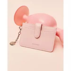 [NS홈쇼핑]JAWA6E713 질스튜어트[ZOE] 플라워참장식 소가죽 카드지갑 핑크[35662346]