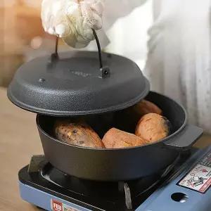 가정용 군고구마 냄비 직화 군밤 군옥수수 26cm