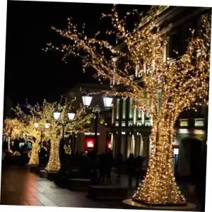 트리전구 은하수LED1000구투명선리모컨USB전구100m웜색