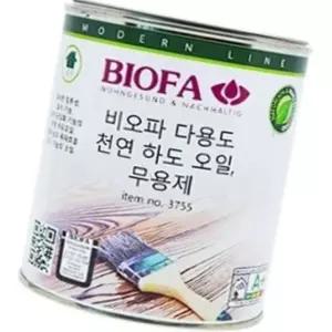 가구 투명 스테인 하도오일 3755 무용제 목재 보호제 375ml 가구용 (WFJ6D1S)