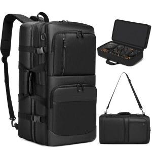 파이오니어 DDJ-FLX4 / DDJ-400 DDJ-REV1과 호환되는 크신스백 DJ 컨트롤러 케이스 - 액세서리용 멀티 포켓이 있는 두꺼운 패딩 백팩, 조절 가능한 스트랩, 22 13 4 5인치