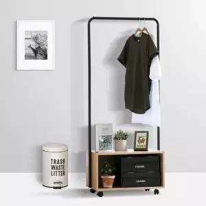 시스템정리 옷걸이 수납장 고정식바지 행거 선반형헹거 옷선반 스탠드철제