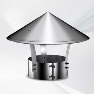 스텐연통 삿갓 화목난로 펠렛 벽난로 100 역풍방지 연도