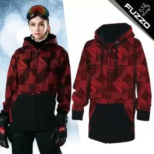 푸조 보드/스키복 톨후드집업 (FZ816-2) 레드_11