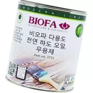 가구 투명 스테인 하도오일 3755 무용제 목재 보호제 375ml 가구용 (WFJ6D1S)