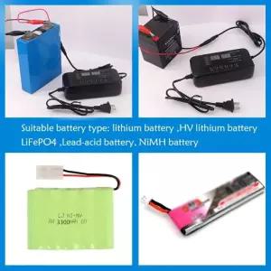 조정 가능한 전원 어댑터 충전기 3V-60V 150W 디스플레이 화면 포함 2.8V 14V 36V 48V 56V 60V 리튬 이온