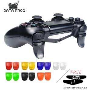 [호환품]1Pair L2 R2 PS4/PS4 Pro/PS4 슬림 컨트롤러 게임 패드 익스텐더 키 액세서리 용 확장 트리거 버튼