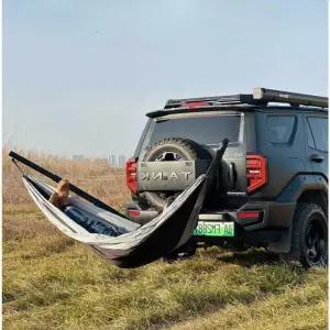 차량용 해먹 거치대 지지대 히치 싱글 원터치 프레임 스탠드